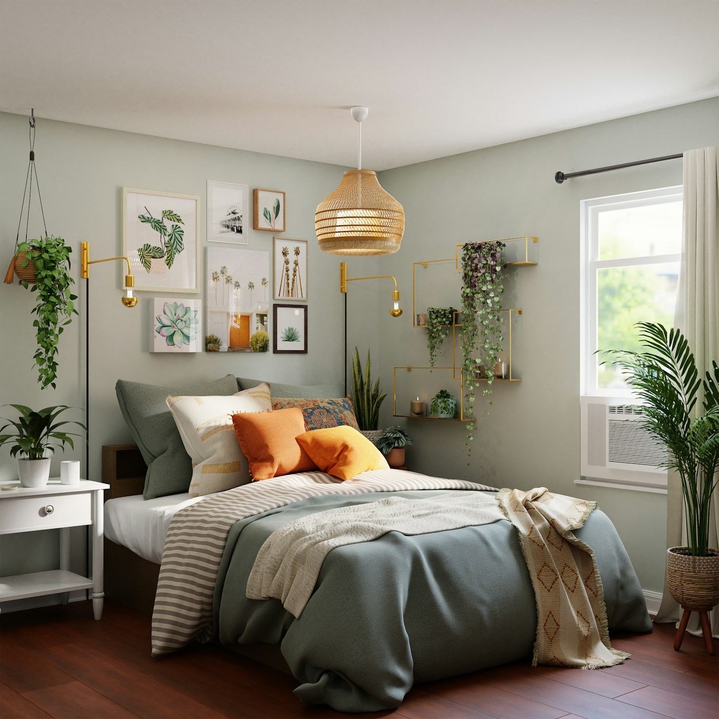 A bright room in a newly bought coastal home